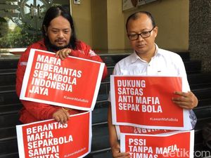 Satgas Anti-Mafia Bola Diminta Usut Tuntas Kasus Pengaturan Skor Satgas Anti-Mafia Bola Diminta Usut Tuntas Kasus Pengaturan Skor