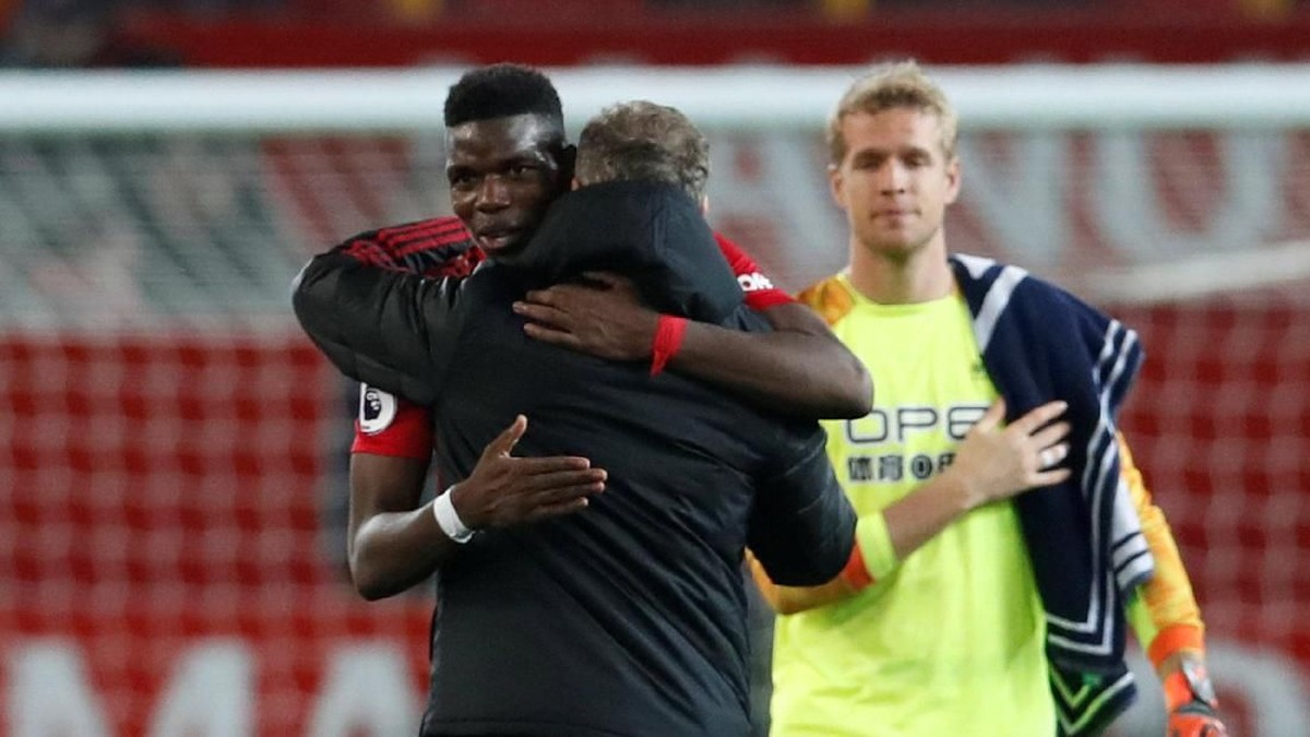 Paul Pogba kembali moncer di tangan Ole Gunnar Solskjaer (David Klein/REUTERS)