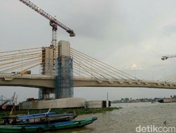 Jembatan Musi IV Diuji Coba Januari, Dishub Mulai Atur Lalin