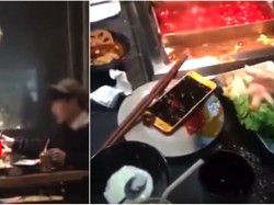 Dicuekin Saat Kencan, Wanita Ini Buang HP Pacarnya ke Kuah Hot Pot