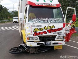 Truk Tabrak Biker di Jalur Lintas Selatan Pacitan, 1 Tewas, 2 Luka