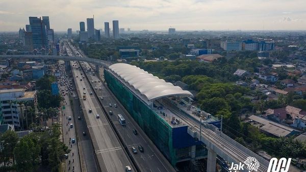 Keren! Deretan Stasiun MRT Jakarta Mulai Nampak Wujudnya