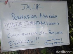 Cuaca Buruk, Pendakian ke Merbabu Ditutup Sementara