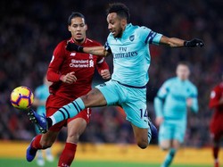 Aubameyang Tak Berkutik di Anfield