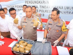 Polisi Gagalkan Penyelundupan 12 Kg Sabu ke Banjarmasin Diduga untuk Tahun Baru