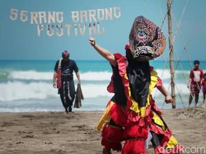 Perayaan Malam Tahun Baru di Pantai Serang Blitar Tetap Digelar