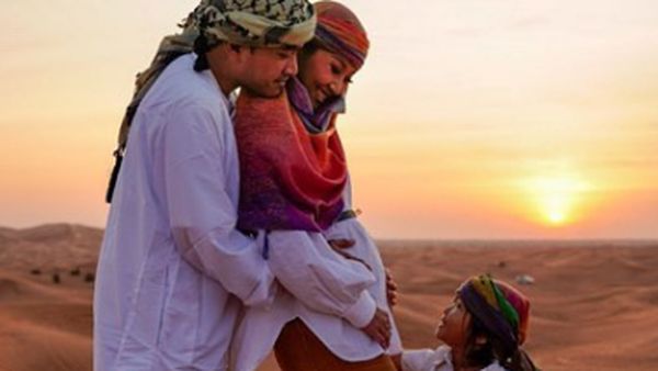 5 Momen Ruben Onsu Seru-seruan Bareng Keluarga di Dubai
