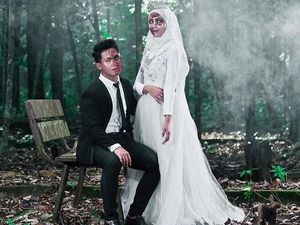 Hiii Seram! Foto Pernikahan Bertema Zombie Ini Viral