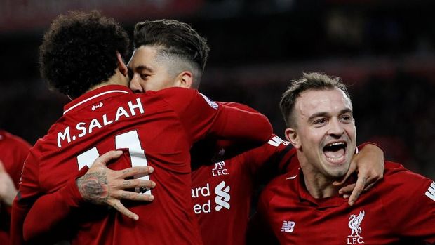 Liverpool tampil konsisten hingga paruh musim Liga Primer Inggris.