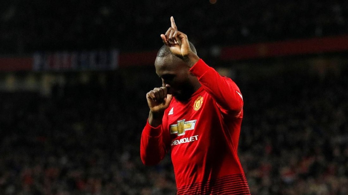 Romelu Lukaku merayakan gol di salah satu laga Manchester United. (Foto: Phil Noble/Reuters)