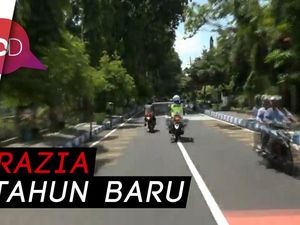 Aksi Kejar-kejaran Polisi dengan Pengendara Motor Bodong