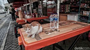 PKL Lokbin Taman Kota Intan Sepi Jelang Pergantian Tahun