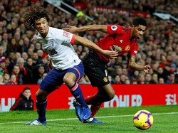 MU vs Bournemouth dilangsungkan di Old Trafford, Minggu (30/12/2018) malam WIB. Tuan rumah tampil dominan dan bermain jauh lebih agresif dibanding tamunya. Reuters/Jason Cairnduff.