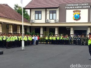 423 Personel dan 20 CCTV Jaga Kediri di Malam Tahun Baru