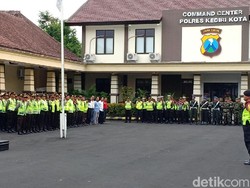 423 Personel dan 20 CCTV Jaga Kediri di Malam Tahun Baru