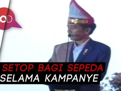 Warga Medan Minta Sepeda, Kelakar Jokowi: Beli Sendiri