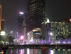 Ada Car Free Night, Lalin ke Arah Bundaran HI Ditutup