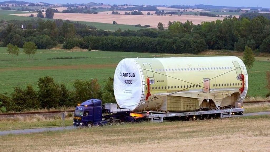 Potret Rumitnya Mengirim Bagian Pesawat Raksasa Airbus A380