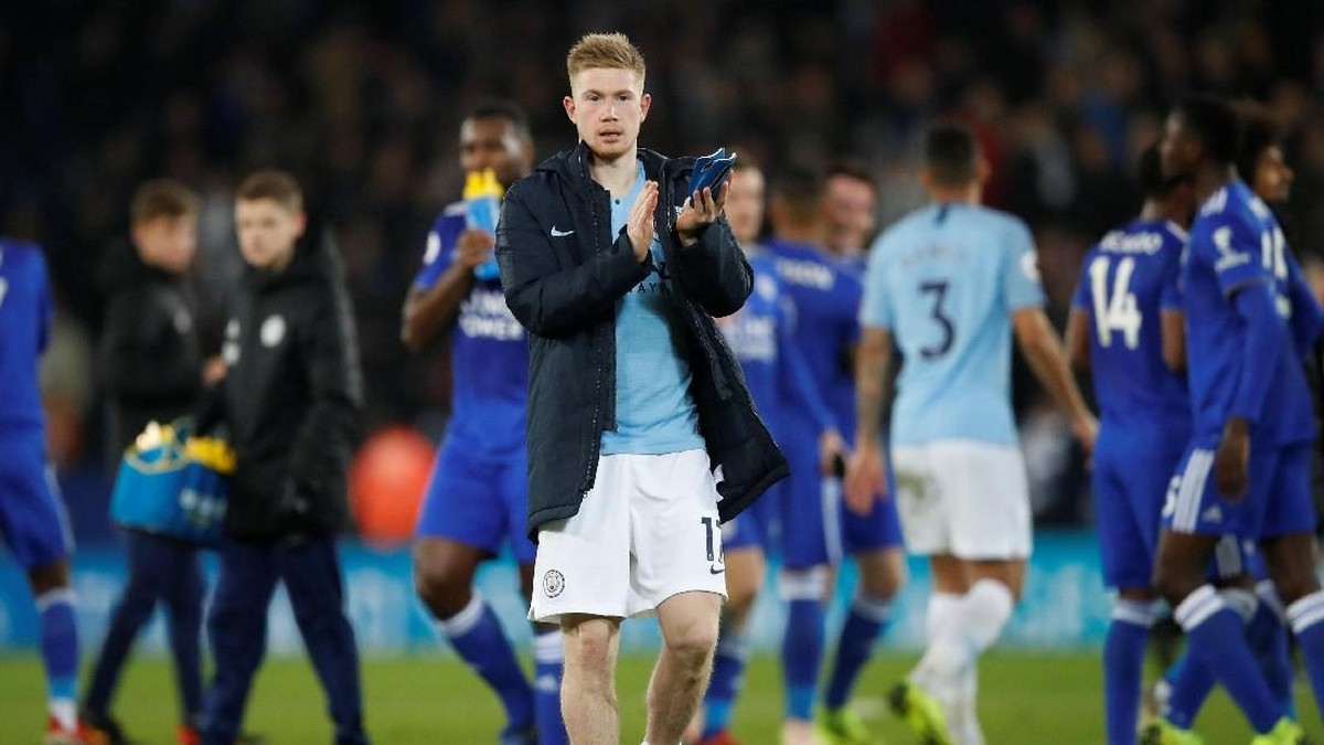 Kevin de Bruyne pulih dari cedera dan siap membantu Manchester City mengejar Liverpool (Carl Recine/Reuters)