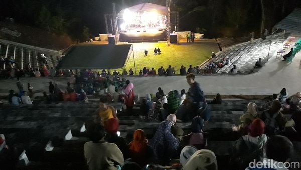 Foto: Amphiteater, Spot Wisata Baru di Nglanggeran Gunungkidul