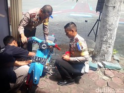 Tak Sesuai Ketentuan, Motor Modif Berpelat D041BU Diamankan