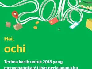Kreatif! Lihat Rapormu di Go-Jek dan Grab Selama 2018