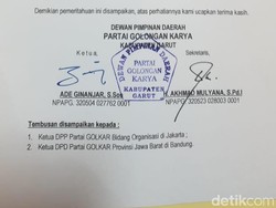 Ketua Golkar Limbangan Garut Dipecat Gegara Dukung Prabowo-Sandi