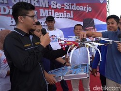 Kagumi Drone Bikinan Pelajar SMK, Sandiaga: Ini Baru Milenial