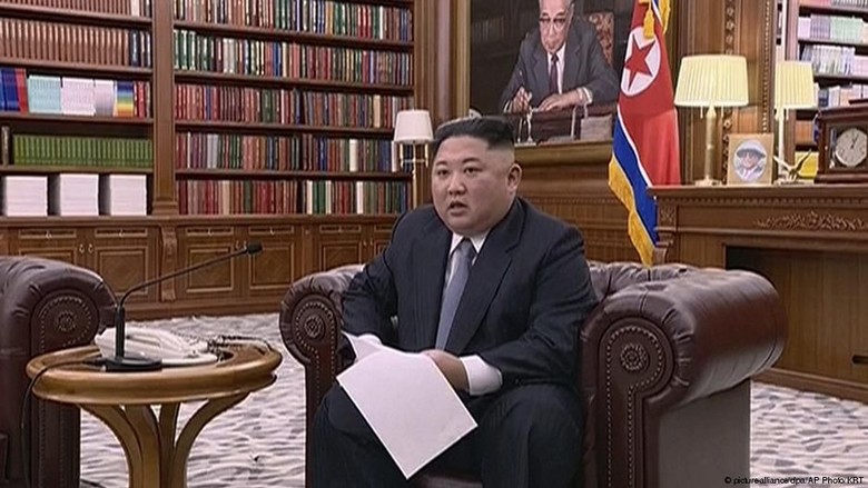 Pemimpin Korut Kim Jong-Un Tuntut Diakhirinya Sanksi Pemimpin Korut Kim Jong-Un Tuntut Diakhirinya Sanksi