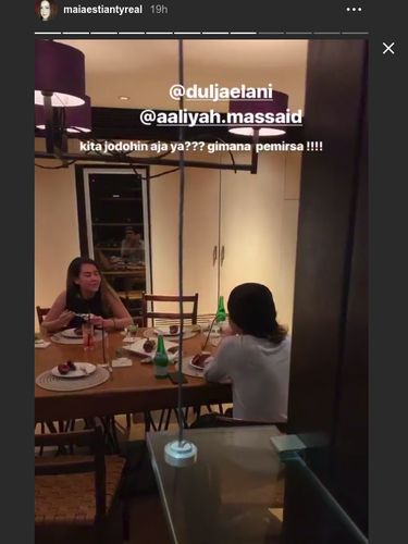 Maia Estianty menjodohkan Dul dan Aaliyah