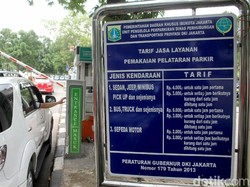 Tarif Parkir Kendaraan PNS di IRTI Monas Naik 8 Kali Lipat