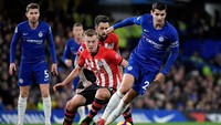Chelsea menjamu Southampton di Stamford Bridge, Kamis (3/1/2019) dini hari WIB, dalam pertandingan pekan ke-21 Liga Inggris. Itu menjadi laga perdana Si Biru di 2019. (Foto: Toby Melville/Reuters)