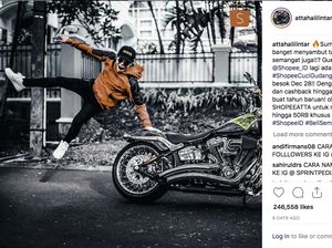 Atta Halilintar Jadi Anak Motor, Beli Moge Rp 1,4 M