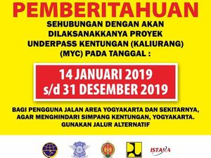 Ini Skema Pengalihan Arus Lalin Proyek Underpass Jakal Sleman