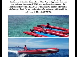 Speed Boat Hilang juga Pernah Terjadi di Mioskon Raja Ampat