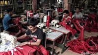 Berkah Perajin Bendera Partai di Tahun Politik