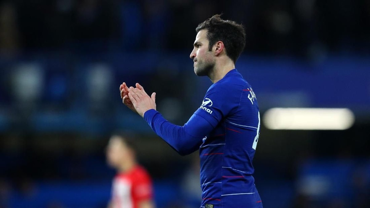 Cesc Fabregas di laga Chelsea melawan Southampton. (Foto: Catherine Ivill/Getty Images)