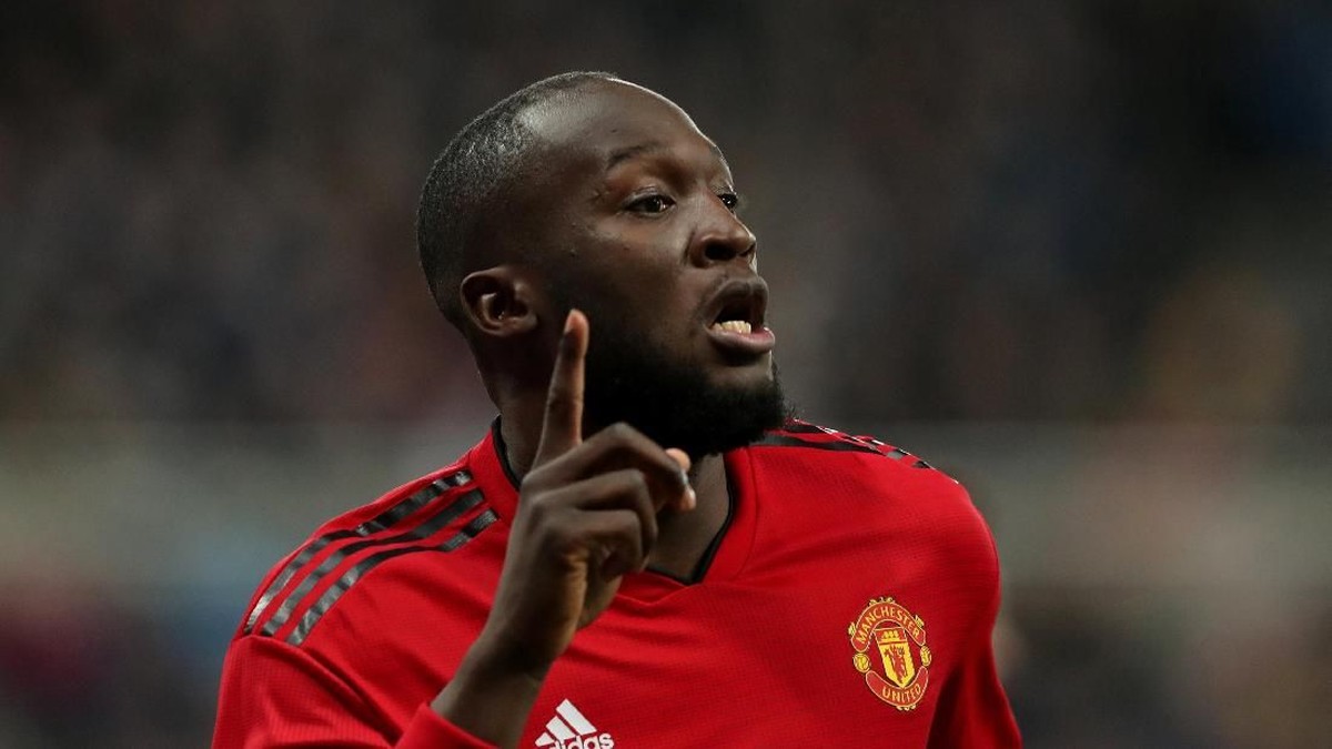 Pemain Manchester United, Romelu Lukaku. (Foto: Scott Heppell/Reuters)