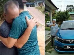 Bikin Haru, Saat Anak Ini Berikan Mobil Baru untuk Ayahnya