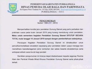 Jalur Pendakian Gunung Slamet Kembali Dibuka Jalur Pendakian Gunung Slamet Kembali Dibuka