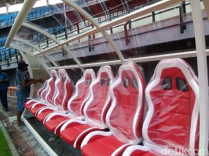Revitalisasi Stadion GBT Senilai Rp 50 M Dimulai, Bangku Cadangan Mewah Revitalisasi Stadion GBT Senilai Rp 50 M Dimulai, Bangku Cadangan Mewah