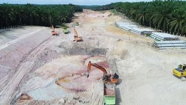 Ilustrasi Foto: Tol Pekanbaru-Dumai (Dok. Hutama Karya)