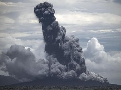 Penampakan Terbaru Gunung Anak Krakatau dari Citra Satelit
