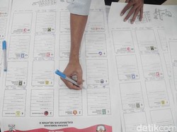 Situng KPU Pileg 51,9%: 5 Besar Diisi PDIP-Golkar-Gerindra-PKB-NasDem