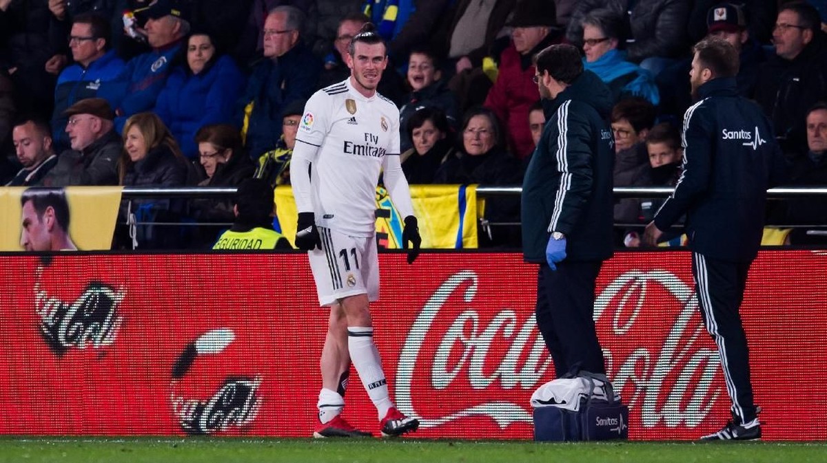 Gareth Bale mengalami cedera (lagi) saat Real Madrid berimbang 2-2 dengan Villarreal (Alex Caparros/Getty Images)