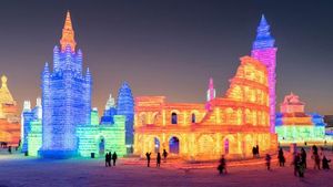 Foto Festival Es Terbesar Sedunia di China