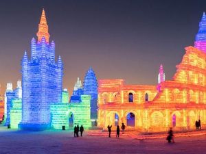 Foto Festival Es Terbesar Sedunia di China