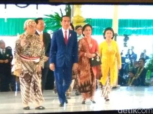 Jokowi Hadiri Resepsi Dhaup Ageng Puro Pakualaman