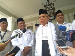 Maruf Amin ke Bogor, Ziarah hingga Bertemu Relawan