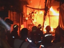 Kebakaran di Petamburan Jakbar Padam, 92 Rumah Hangus